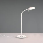 Lampe de bureau LED métal blanc