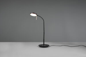 Lampe de bureau LED métal noir