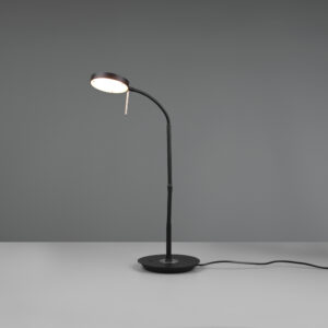 Lampe de bureau LED métal noir