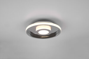 Plafonnier de salle de bain LED métal chrome