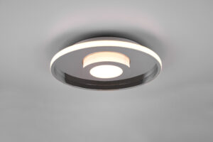 Plafonnier de salle de bain LED métal chrome