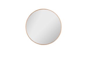 Miroir rond métal doré D70 cm