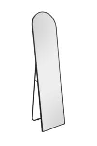 Miroir psyché métal noir 160x40 cm