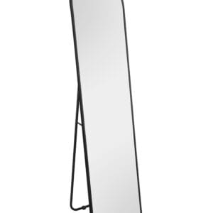 Miroir psyché métal noir 160x40 cm