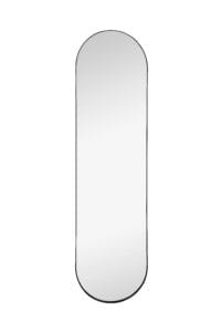 Miroir en pied métal noir 150x40 cm