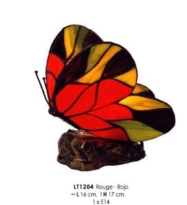 Lampe papillon TIFFANY