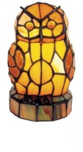 Lampe hibou TIFFANY