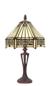 Lampe TIFFANY au décor art-déco