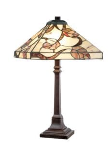 Lampe TIFFANY au décor végétal
