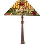 Lampe TIFFANY au décor floral