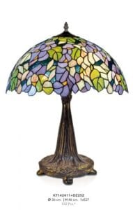 Lampe TIFFANY au décor floral