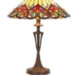 Lampe TIFFANY au décor art-déco