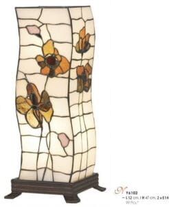Lampe TIFFANY au décor floral