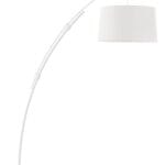 Lampadaire télescopique décor blanc