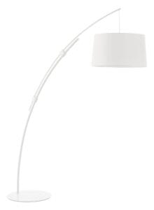 Lampadaire télescopique décor blanc