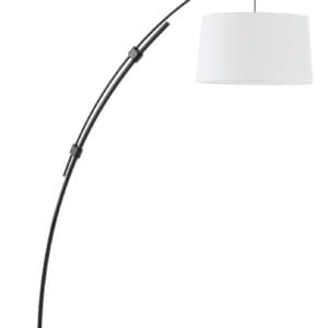 Lampadaire télescopique décor noir