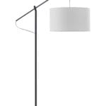 Lampadaire télescopique décor noir