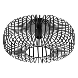Plafonnier finition noire