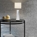 Lampe céramique avec abat-jour