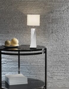 Lampe céramique avec abat-jour