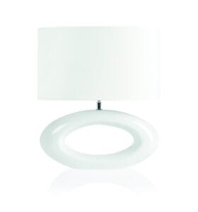 Lampe céramique avec abat-jour