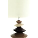 Lampe céramique avec abat-jour