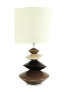Lampe céramique avec abat-jour